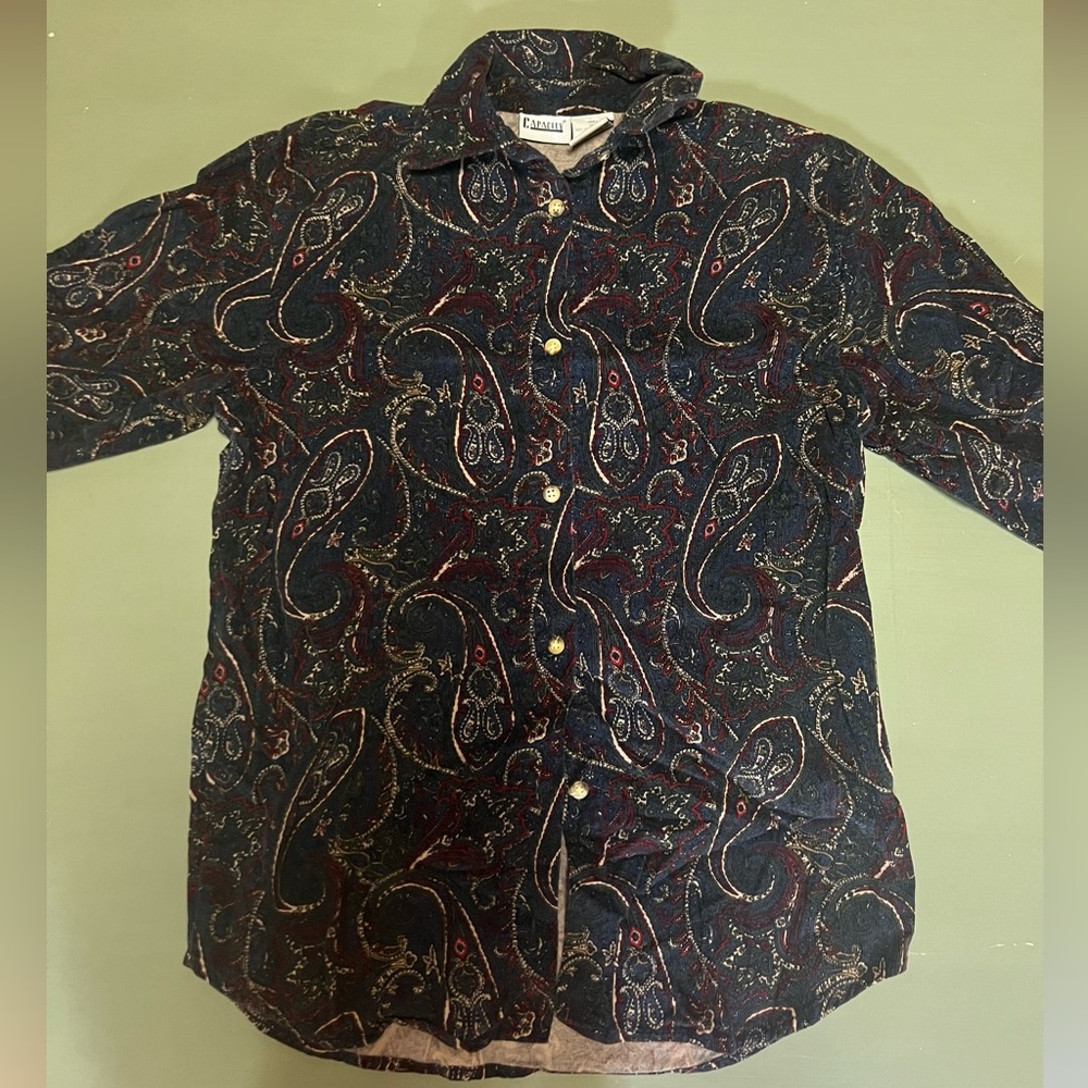 Corduroy button up